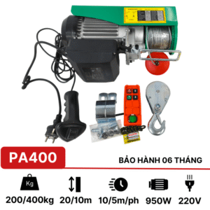 Tời điện treo mini PA400 Kawasaki (remote)