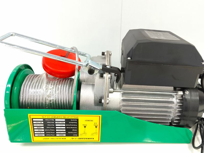 Tời điện được tích hợp sẵn công tắc hành trình