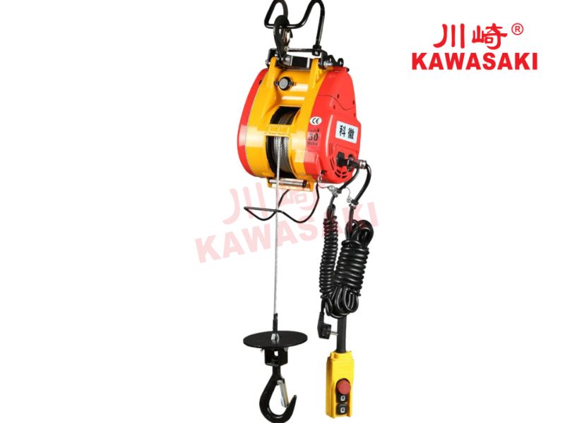 Tời điện ứng dụng được trong nhiều công việc