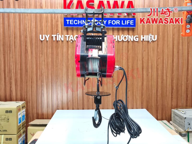 Tời điện 100kg NX-160DS 2 cấp tốc độ Kawasaki