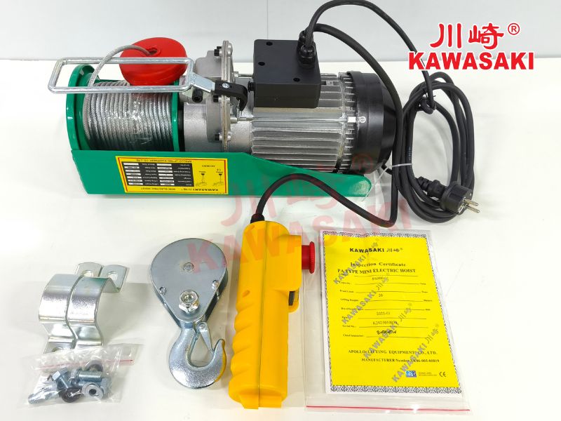 Tời điện 400kg PA800 Kawasaki