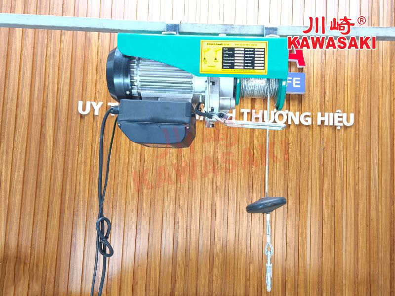 Tời điện 80kg PA400 điều khiển dây