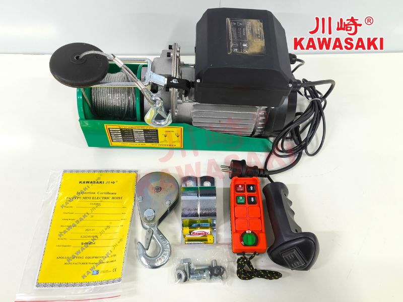 Tời điện 80kg PA400 điều khiển từ xa