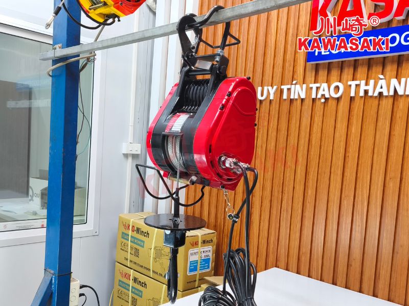 Tời 80kg 2 cấp tốc độ NX-160DS Kawasaki
