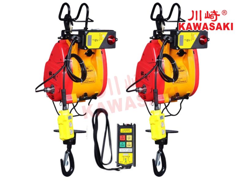 Tời điện treo SK-230 sử dụng động cơ chổi than