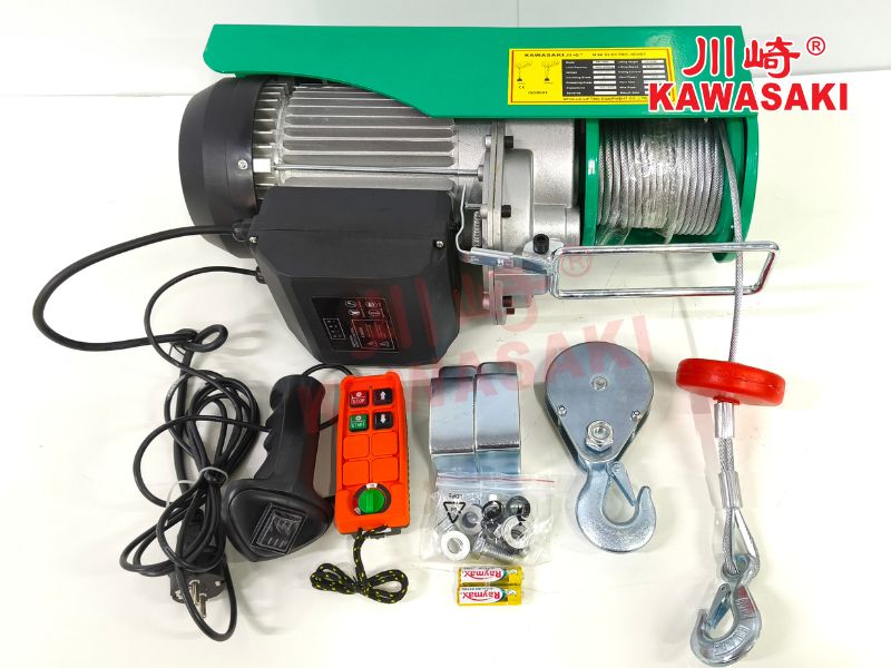 Tời điện mini PA cố định có điều khiển từ xa