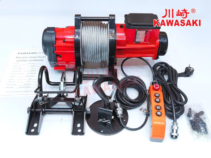 Tời điện 2 cấp tốc độ di chuyển TNJ-500DS