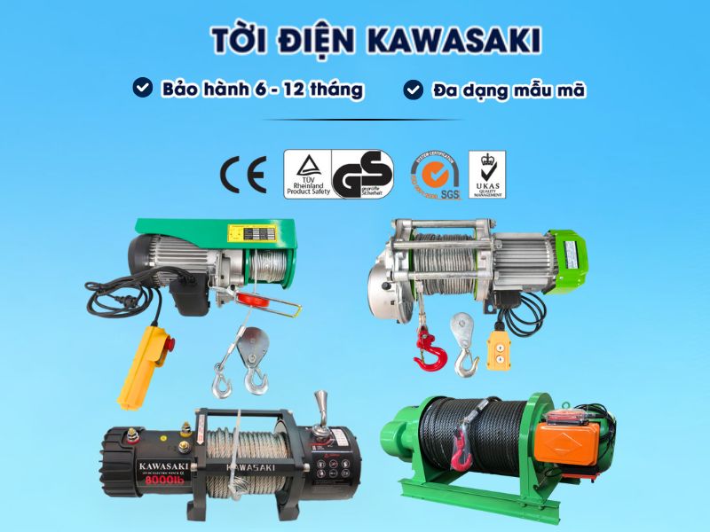 Kawasaki Lift - Đơn vị cung cấp tời điện chính hãng Kawasaki