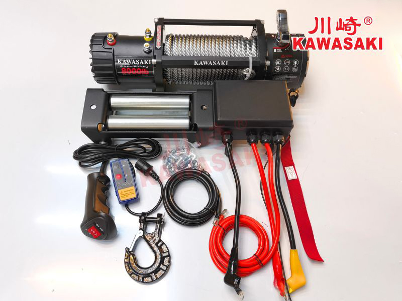 Tời điện 12V 8000lbs kéo 3200kg