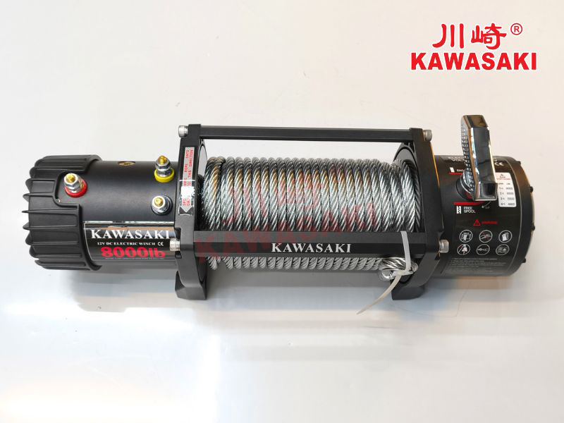 Máy tời kéo sử dụng điện bình ắc quy 12V
