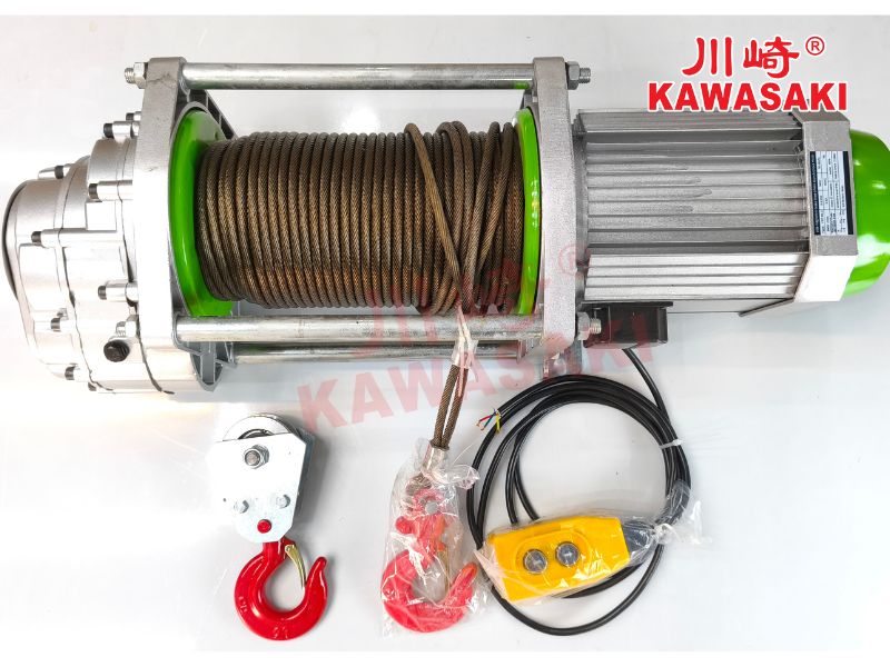 Tời điện 1500kg CDK1 1000/2000 380V Kawasaki