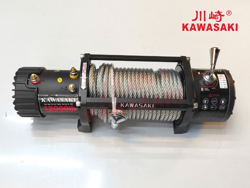 Máy tời gỗ sử dụng điện 24V Kawasaki