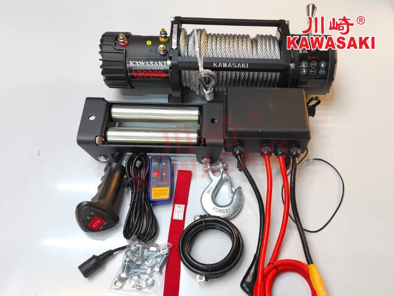 Máy tời gỗ kéo ngang