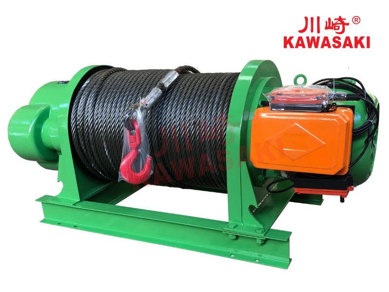Tời kéo gỗ mặt đất KDJ Kawasaki