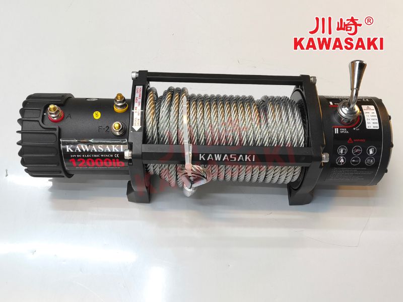 Tời điện 24V 12000lbs Kawasaki