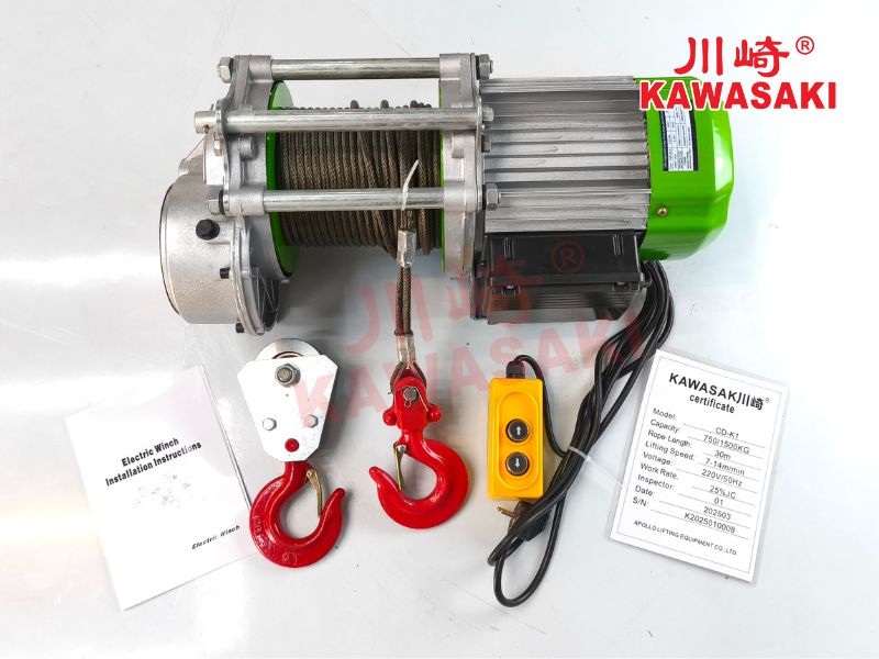 Tời điện nâng hàng phổ biến