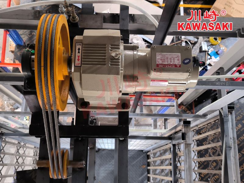 Tời điện Nhật bãi được chế tạo từ động cơ Mitsubishi