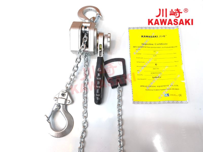 Pa lăng đi kèm có đầy đủ chứng từ CO, CQ