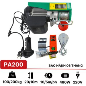 Tời điện treo mini PA200 Kawasaki (remote)